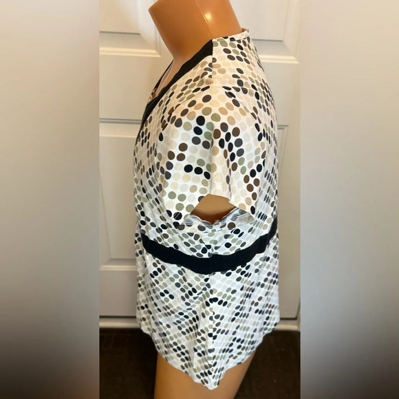 Studio Works Women’s Short Sleeve Polka Dot Shirt Size XL.  Vintage EUC - Picture 5 of 11